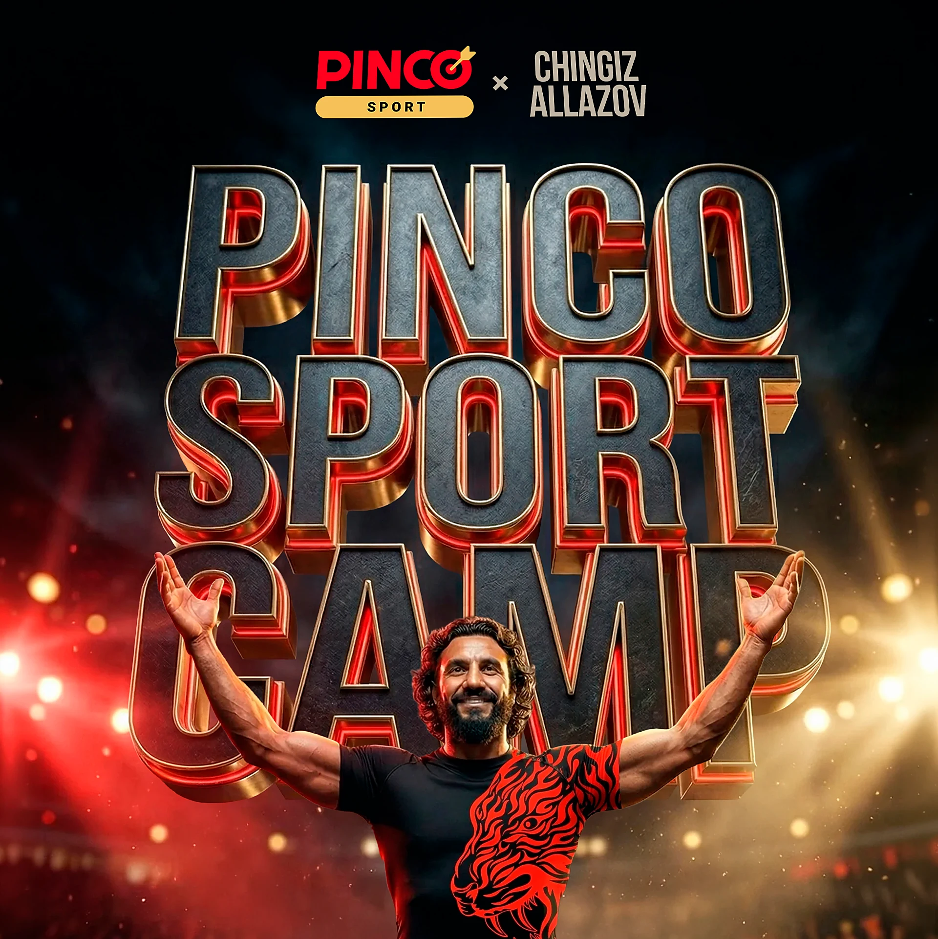 PINCO SPORT CAMP by PINCO SPORT and Chingiz Allazov — original square campaign key visual